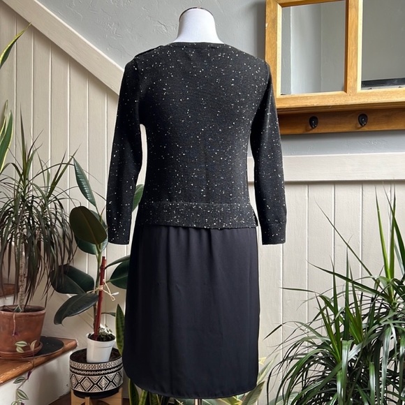 LOFT speckled 2 in 1 sweater dress - Picture 4 of 6